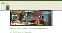 Desktop Screenshot of lih-hausbau.de